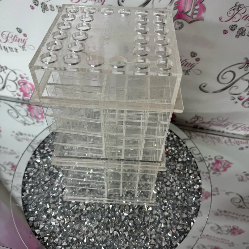 Impressions vanity Makeup Organizer holder lipstick lipgloss Clear Acrylic